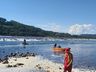 Bombeiros encerram segundo dia de buscas por jovem que sumiu no rio Uruguai 