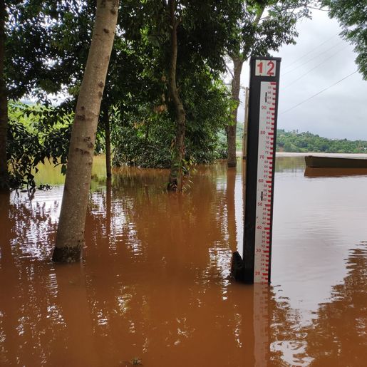Rio Uruguai apresenta redução do nível de água