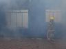 VÍDEO: Casa é destruída por incêndio em Campo Erê 