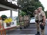 11° BPM/Fron presta homenagem a Tiradentes em São Miguel do Oeste
