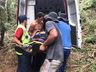 Vídeo: Trabalhador fica ferido ao ser atingido por árvore no interior de Bandeirante
