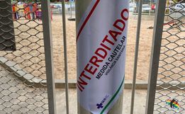 Após aglomerações quadras esportivas e parques infantis são lacrados em SMOeste 