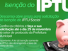 Pedido de isenção do IPTU Social encerra nesta sexta em Descanso