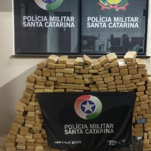 PM apreende 315 kg de maconha em São Lourenço do Oeste 