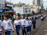 Desfile Militar tem público abaixo do esperado em São Miguel do Oeste