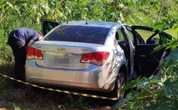 Família é assaltada e uma pessoa sequestrada em Pinhalzinho 