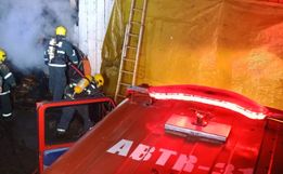 Incêndio atinge aviário em Mondaí durante a madrugada