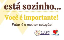 CAPS de Campo Erê trabalha Campanha de Valorização A Vida