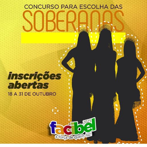 CCO da Facibel abre inscrições para concurso de escolha das Soberanas