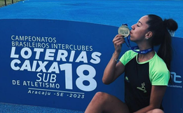 Lourenciana é campeã brasileira em lançamento de dardo