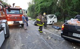 AGORA: Grave acidente na Ponte do Rio das Antas deixa pista interditada