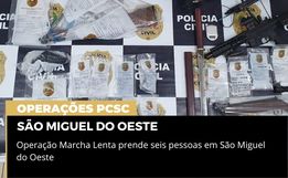 Seis pessoas são presas em ação que investiga furto de trator da prefeitura de SMOeste 