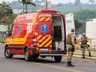Acidente entre carro e moto deixa casal ferido na Waldemar Rangrab