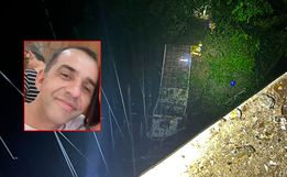 Morador de São Miguel morre após caminhão cair de ponte na BR-282