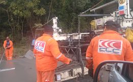 Concretagem na SC-305 já está em andamento