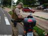 Colisão traseira deixa motociclista ferido em São Miguel do Oeste 