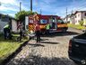 VÍDEO: Colisão deixa motociclista ferido em São Miguel do Oeste
