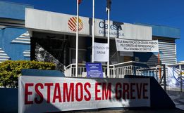 VÍDEO: Cerca de 90% dos trabalhadores da Celesc de SMO estão em greve 