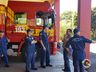 Comandante geral dos Bombeiros de SC visita a região