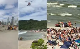 Três afogamentos no mar marcam último dia do ano em SC