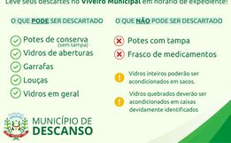 Descanso promove campanha para a recolha de vidros 