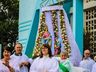 Fiéis acompanham missa de Nossa Senhora do Caravaggio em Guaraciaba
