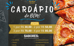 Neste mês, JCI promove venda de pizzas através da campanha Cardápio do Bem 