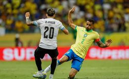 Brasil empata contra Uruguai, com gol de Gerson, pelas Eliminatórias da Copa