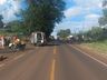 Motociclista fica ferido em colisão com carro