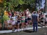 Cedrenses lotam a praça central a espera do Papai Noel em São José do Cedro