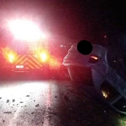 Motorista fica ferido em acidente em São José do Cedro