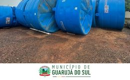 Defesa Civil estadual repassa 19 reservatórios de água ao município de Guarujá do Sul