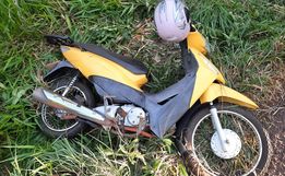 Queda de moto deixa dois feridos na SC 163 em São João do Oeste 