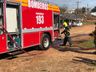 Incêndio em veículo mobiliza bombeiros de Campo Erê