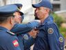 Tenente-Coronel Marco Eidt assume comando do 12º BBM; FOTOS