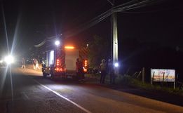 Colisão em poste provoca falta de energia elétrica em parte de SMO