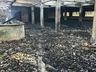 Incêndio destrói prédio do Piscina Clube de Palma Sola 