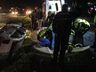 VÍDEO: Saída de pista deixa homem ferido na BR-163 em SMO