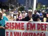 Sindicatos fazem protesto contra medidas do governo estadual