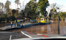 Travessia no Rio Uruguai em Mondaí será suspensa na noite desta quarta-feira