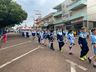 Linha do tempo sobre agricultura e indústria foi trabalhado no desfile cívico