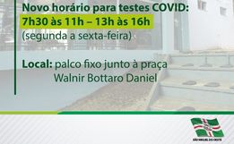 São Miguel do Oeste: Saúde amplia horário  de testes para COVID