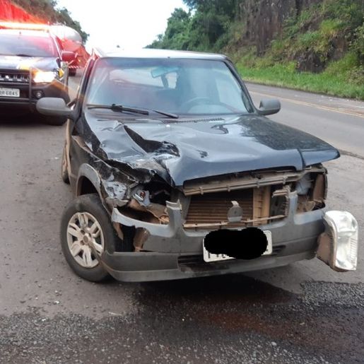 Motorista força ultrapassagem e provoca acidente na BR 163 