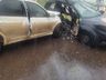 Colisão entre veículos deixa motorista presa as ferragens na SC-160 