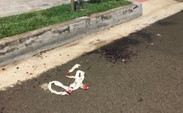 VÍDEO: Saiba como a explosão de um rojão deixou duas pessoas feridas