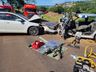 Grave acidente na SC-163 deixa dois feridos em Itapiranga