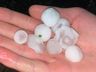 Temporal com chuva de granizo causa estragos na região Extremo-Oeste catarinense