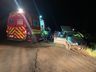 Vídeo: Colisão entre carro e caminhão deixa dois feridos na SC-492 em Bandeirante 