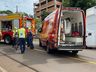 Colisão traseira deixa homem ferido no centro de São Miguel do Oeste