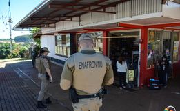 Covid-19: Polícia Militar fiscalizou mais de 300 estabelecimentos em SMOeste